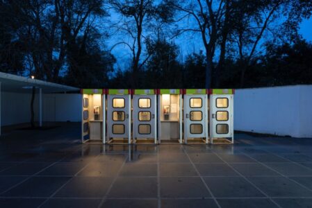 Anna Jermolaewa, Untitled (Telelphone Booths) 2024 © Markus Krottendorfer and Bildrecht