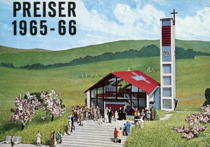 03-Faller-Modell-moderne-Kirche-Bild-Preiser-Katalog-1965-66